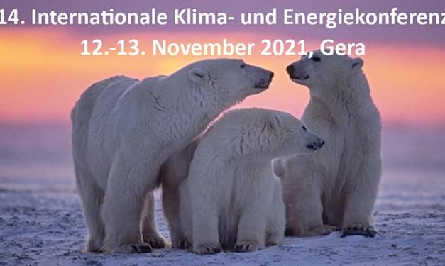 14. Internationale EIKE- Klima- und Energiekonferenz am   12.-13. November 2021 in Gera